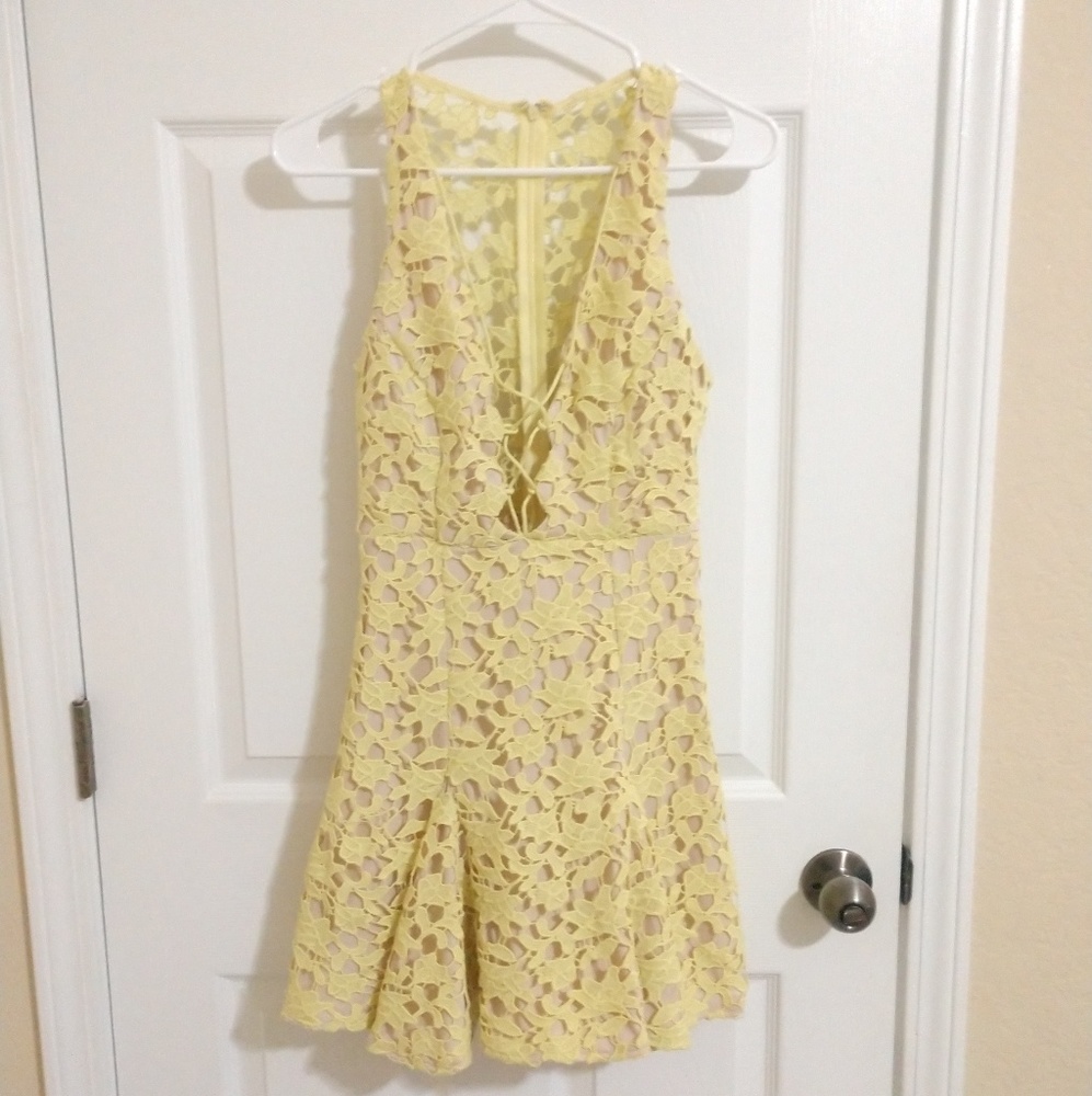 Sexy v neck dress